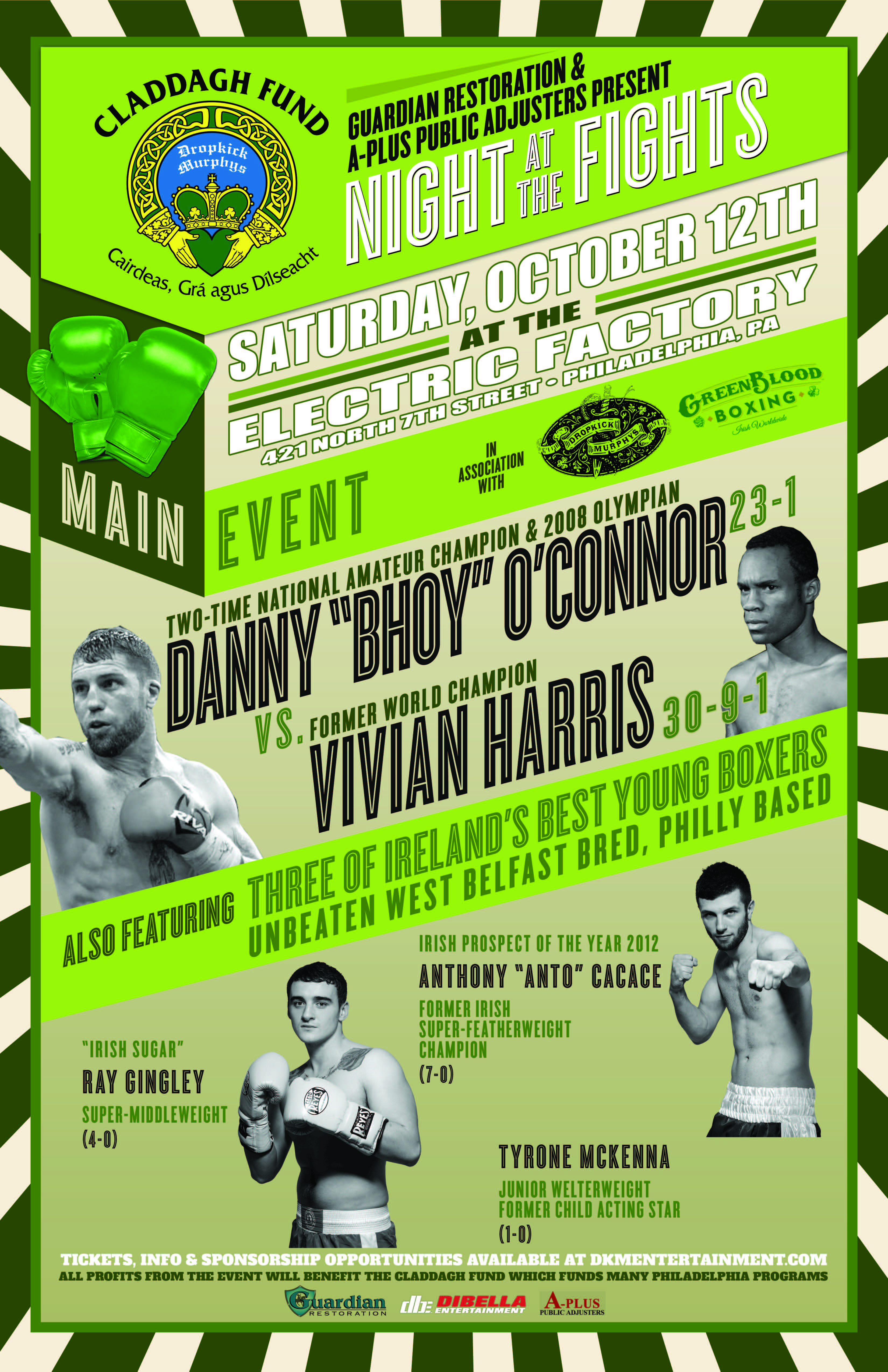 Claddagh Fund Night At The Fight